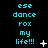 Pixelated cyan text on black background with animated white sparkles and dots appearing and disappearing across three of identical text