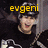 A pixelated image shows a person wearing a black cap and dark clothing with yellow text above the head, one instance reading 'evgeni' and another 'malkin'.