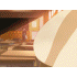Animated sequence of anime characters against a sunset backdrop with silhouetted figures on a bridge, showing sequential motion in clothing and facial expressions.