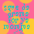 A static image with a pink background featuring yellow circular shapes and repeated cyan text reading "save da drama for ya momma" in pixelated font.