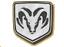 Static square-shaped icon with a metallic border featuring a stylized ram's head logo on a light background.