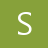 Green background with a white pixelated letter S centered in the frame.