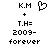 Pixelated black text and symbols on white background, showing two side-by-side static frames with identical text and layout except for a heart symbol in the top-left frame.