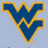 Blue and yellow 'WV' logo on light blue background with yellow text reading 'IT'S WEST VIRGINIA. IT'S WEST VIRGINIA.' and 'The pride of every mountaineer!!!' on dark blue background.