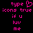 Pixelated pink text and a heart symbol on black background, with identical static frames side-by-side.