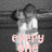 A grayscale image of a person in motion with pink text overlay reading 'every one should be loved!' across four