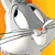 Animated contact sheet of a cartoon rabbit character in three distinct poses and backgrounds, each frame showing subtle facial expression changes while holding an object near its mouth.