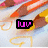 Pixelated image with colorful abstract shapes and a black rectangle containing pink text 'luv' on the left, alongside grayscale text 'PEACE LOVE AND PEACE' with a cyan-pink pixel block overlay.