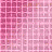 Pixelated pink background with text and heart symbols, featuring animated heart size changes