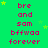 Green background with yellow stars and repeated pink text reading 'bre and sam bffwaa forever' in a pattern