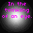 Four identical circular icons with gray gradient backgrounds display pink text reading "In the twinkling of an eye.".