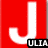 A static icon features a large white stylized 'J' on a solid red background with partial black text reading 'ULIA' at the bottom right.