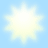 A static digital image with a bright sun on light blue background and yellow text reading 'say hello to little miss sunshine! sunshine bright shiny little miss' in pixelated font.