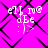 A static image with a bright pink background featuring a black geometric pattern and white text elements