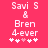 Pixelated text and symbols on a solid pink background with two identical side-by-side layouts.