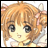 A pixelated anime-style character with light brown hair and pink bows on a white background, next to stylized text reading "Anime IM" and "com" on a black background.