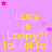 Yellow text on pink background with pink stars, repeating 'Lucy is Loopy!!! lol lol lol' in a pattern with animated star movement