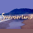 Animated sequence showing a beach scene with 'Sunsetland' text and white star-shaped overlays containing the phrase 'And so The Day Begins' in blue font.