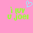 Pixelated green text 'i luv u joel' on pink background with light blue heart above, two versions show heart presence difference.