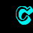 Animated text icon with cyan letters spelling 'Cathy' in a stylized font on black background, displayed as 7-frame contact sheet showing sequential animation frames.