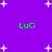 Purple background with white pixelated stars and four green 'LuCi' text instances arranged in a pattern
