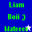 Green text on blue and white backgrounds with two star icons, one white and one dark blue.