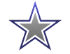 A star-shaped icon with blue outline and gray fill undergoes sequential animation changes across four of observations