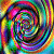 A static image with a colorful spiral pattern on the left and green text reading 'Original Icons .com' on a dark background.