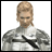A 48x48 pixel buddy icon featuring a character in silver armor with a black sash, alongside text reading "Anime IM" and "COM" on a black background.