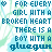 A 4x4 contact sheet of a 15-frame animated icon showing repeated text and heart/gun imagery in blue-green tones with transparent background.