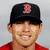 Three baseball players in red and white uniforms with Boston Red Sox caps appear above blue text blocks reading "THE THREE HOTTEST," "RED SOX PLAYERS EVER!!!," and "JACOBY, JONATHAN AND JOSH!!".