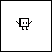 Pixelated black robot with square head and two dots for eyes, standing on white background with scattered colored symbols changing across frames.