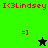 A split-screen display shows two versions of a digital icon with red text, emoticons, and star symbols on green and black backgrounds.