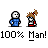 A 4x4 contact sheet of a pixel art animated buddy icon showing two characters in blue and brown outfits with changing speech bubbles, poses, and partial visibility across 16 frames on a gray background.