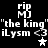 Pixelated black-and-white animation showing text and star symbols with one star changing from white to gray across frames.