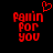 Red pixelated text 'Pamin for you' on black background with a red heart symbol above the text in one view.