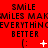 Red background displays repeated text and emoticons with changing pixel patterns in three
