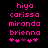 Pixelated text and symbols in bright pink on black background, with two variations of heart symbols at the bottom.