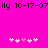 Bright pink background with black text at top and two of pixelated heart icons below, each containing five hearts in light pink and pale purple hues
