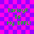 Pixelated green text on a pink-purple checkered background reads "TarleyF Is My BFFL!" in four identical