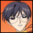 Pixelated anime-style character head on orange background with "Anime IM" and "com" text on black background in contact sheet layout
