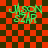 Green text 'JASON SZAR' on red and black checkered background with visible pixel distortion across four positions