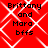 Red background with white diamond lattice pattern and black text reading "Brittany and Mara bffs" in four identical quadrants.