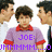 Animated sequence showing three figures in a with text overlays, featuring a central figure in a purple shirt with red collar and sleeves