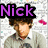 A four- shows a person with curly hair, text labels 'Nick' and 'Jonas', and a heart-shaped guitar drawing in sand