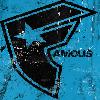 Static buddy icon featuring a stylized black and white graduation cap with blue accents on a textured light blue background, accompanied by the word "GENIOUS" in dark text.