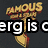 Animated pixel art icon featuring 'FAMOUS 7' text above a golden curved shape with red accents, partially obscured by overlaid white text on dark background.