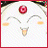 Pixelated anime-style buddy icon featuring a white character with red circular mark on forehead, orange cheeks, and yellow mouth, alongside black background with 'Anime IM' text in pixelated font.