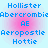 Pixelated blue text on a light blue background with pink gradient overlays, arranged in four identical vertical of five lines each