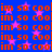 Blue background with repeating orange text 'im 50 cool' and pink star shapes scattered across the image.